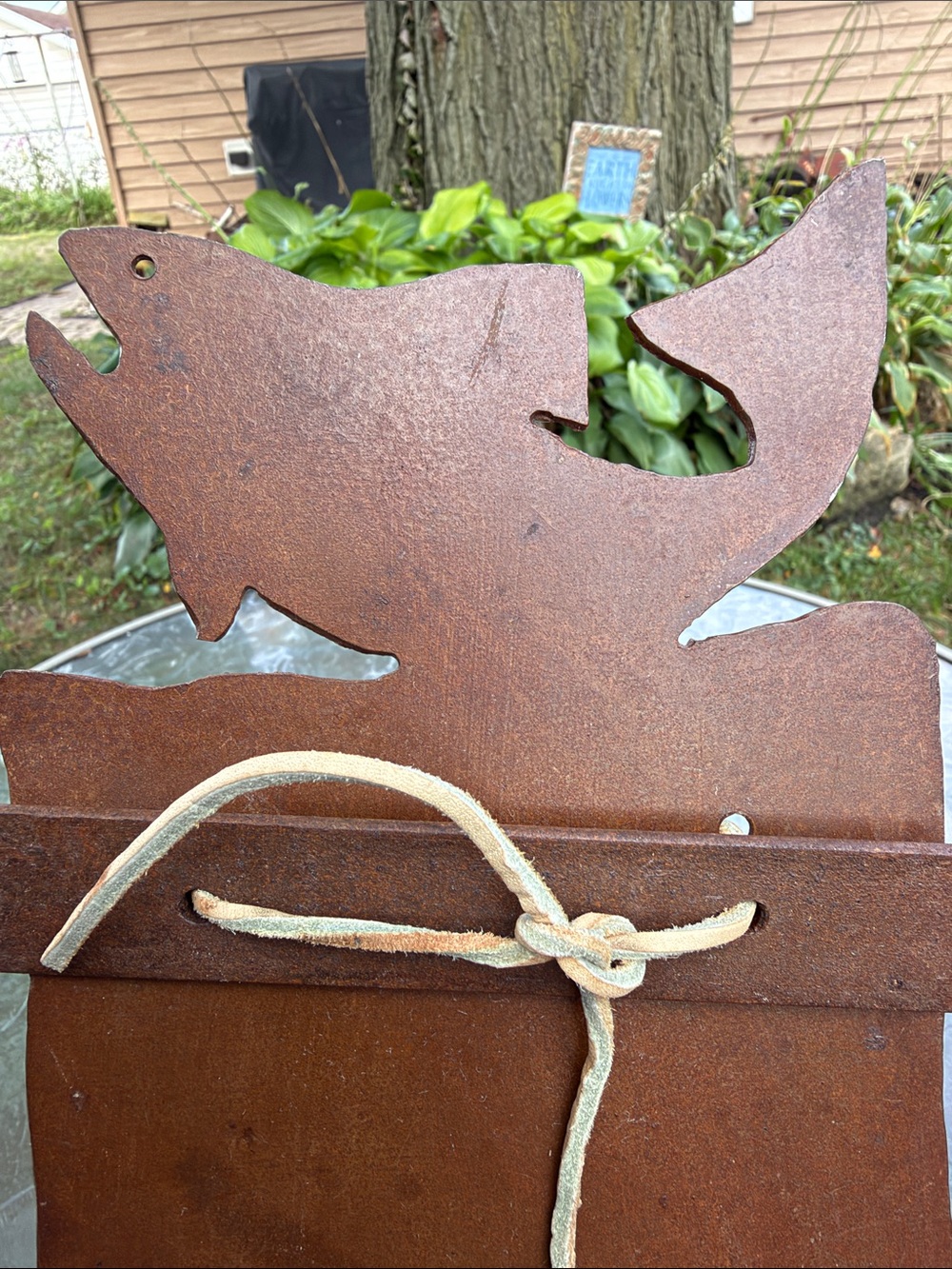 #Rustic Metal Fish notepad - Picture 3 of 6